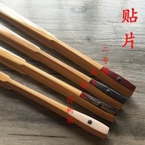 Wen play folding fan boutique jade bamboo fan 95 inch 18 square water mill jade bamboo inlaid fan bone Su Gong fan surface rice paper folding fan