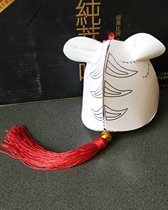 Dragon Boat Festival embroidery sachet diy material hand painting Ai tiger head handmade car carrying ancient style Hanfu painted animal