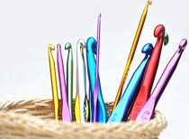 Aluminum alloy crochet 234569mm single wool thread braided handmade suit 14 full full 39