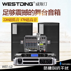 Hi-Fi акустика westding/威斯汀 1015a专业舞台15寸音箱ktv婚庆演出hifi音响设备