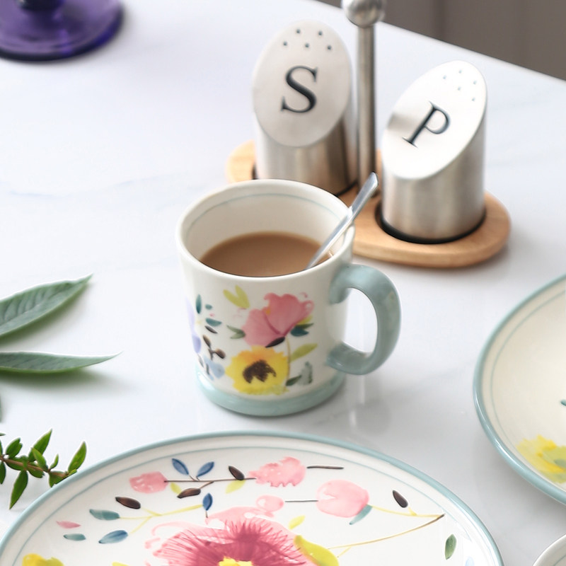 milk mousse hand-painted statue mug creative mug tea mug coffee