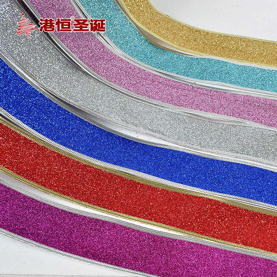 mengmeng christmas decorative ornaments 200 x3.8cm onion powder mengmeng christmas color ribbon multi-color optional 10g