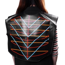 Professional hair baking oil thickened striped hair dye shawl Hair hot dye Waterproof big shawl PU barber shop hair salon