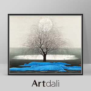 现代客厅装饰画禅意壁画 卧室挂画床头画 玄关