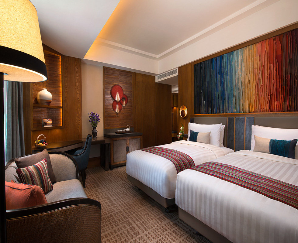 【香格里拉酒店集团旗舰店】恬居.香格里拉豪华园景双床客房-信用住