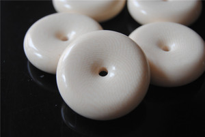 人造象牙吊坠平安扣 仿猛犸象牙海象牙象牙果