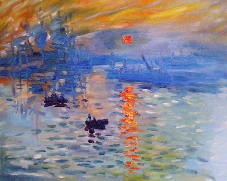 莫奈作品日出高清大 _莫奈夜_莫奈雾_莫奈作品雪- 楚楚之家