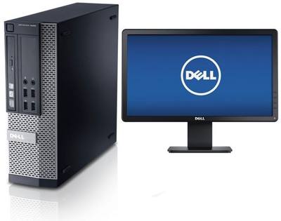 戴尔台式电脑全套7010主机i3 3220办公家用商务游戏19寸液晶整机_不