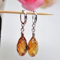 925 Pure Silver Caravan Earrings DIY Handmade Silver Accessories Accessories Anti-Allergy Clamps Earrings Wire Homemade Earrings