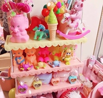 Girl retro shelf swimer retro shelf display rack dormitory desktop shelf