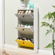 Ultra-thin shoe cabinet 17cm door multi-layer simple fashion economy version beautiful home flip bucket door shoe cabinet
