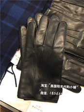 Перчатки 美国代购直邮coach蔻驰 f85850 f85859真皮男士手套羊皮羊绒