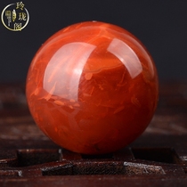 Natural southern red agate scattered beads round beads Persimmon Hongchuan material bracelet Diamond Star Moon Bodhi Buddha beads beads accessories