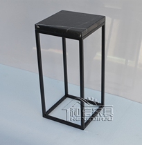 Minimalist home iron art flower shelf floor-style balcony living room flowerpots shelf light and luxurious marble shelving can be moved