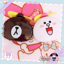 LineFriends Brown Bear Nicole Rabbit Mini Portable Fan 9 * 8CM