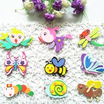 Kindergarten classroom environment layout material foam three-dimensional butterfly cartoon insect animal Dragonfly ladybug Ant
