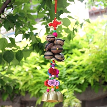 Bean wind chimes safe is Fu hanging decoration Yunnan pastoral handmade pendants bedroom porch decoration Bell creative door decoration