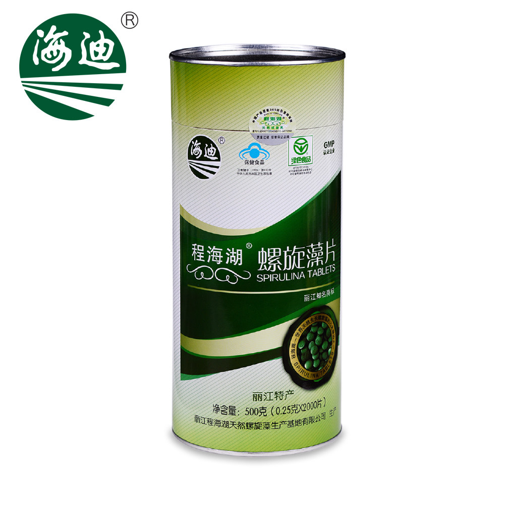 海迪(保健品) 程海湖r螺旋藻片 0.25g/片*2000片/桶
