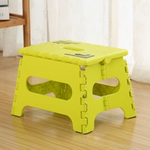 Thick foldable stool portable small bench train Mazza plastic stool adult home outdoor chair