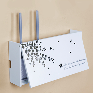 质前翻电信光猫支架壁挂式无线路由器收纳盒插