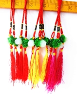 Car ornaments Chinese knots festive Dragon Boat Festival decoration diy handmade birthday money lock accessories jade cabbage