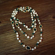 T Mangu SVIP giving back to the Baroque retro court versatile multi -layer pearl long sweater chain crystal necklace T Mangu SVIP giving back to the Baroque retro court versatile multi -layer pearl long sweater chain crystal necklace
