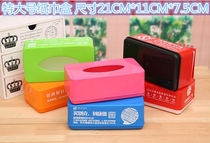 Manufacturers direct supply large fashion advertising tissue box custom plastic promotional gift paper box custom printable LOGO