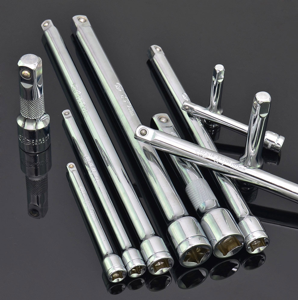 华丰巨箭加长接杆套筒头连接延长杆棘轮快速扳手接杆 1/2寸12.5mm