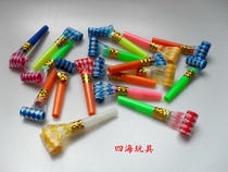 Festive festival party gift plastic blowing dragon blowing whistle small whistle 8090 after nostalgia toy telescopic small blowing dragon