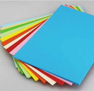 满48元包邮儿童手工卡纸a4彩色硬纸板装帧纸封皮纸100