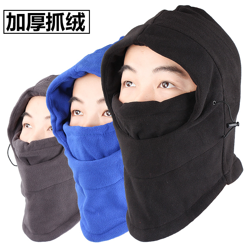 kheng冬季骑行防风保暖头套面罩口罩男女士防尘自行车摩托车装备产品展示图2