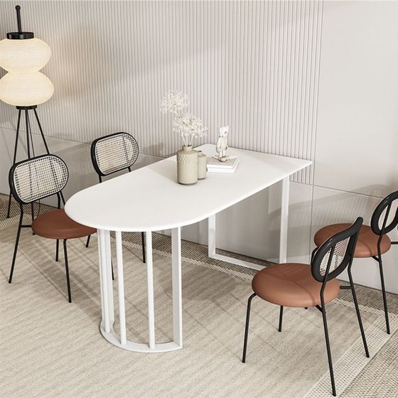 New Nordic Rock Slab Island Dining Table 현대 간단한 작은 아파트 식당 식당 가정에서 반 유원 New Nordic Rock Slab Island Dining Table 현대 간단한 작은 아파트 식당 식당 가정에서 반 유원