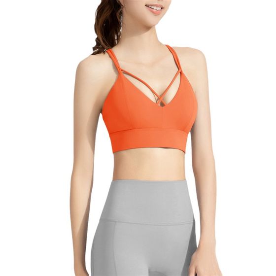 여성을위한 누드 스포츠 속옷 항균제 충격 방지 뷰티 Zo Yoga Bra 런닝 체육관 고강도 조끼 여성을위한 누드 스포츠 속옷 항균제 충격 방지 뷰티 Zo Yoga Bra 런닝 체육관 고강도 조끼