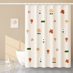 Bathroom shower curtain, shower room, toilet, waterproof cloth, partition, door curtain, window, bathroom window, W curtain, water-blocking curtain