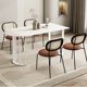 New Nordic Rock Slab Island Dining Table 현대 간단한 작은 아파트 식당 식당 가정에서 반 유원 New Nordic Rock Slab Island Dining Table 현대 간단한 작은 아파트 식당 식당 가정에서 반 유원