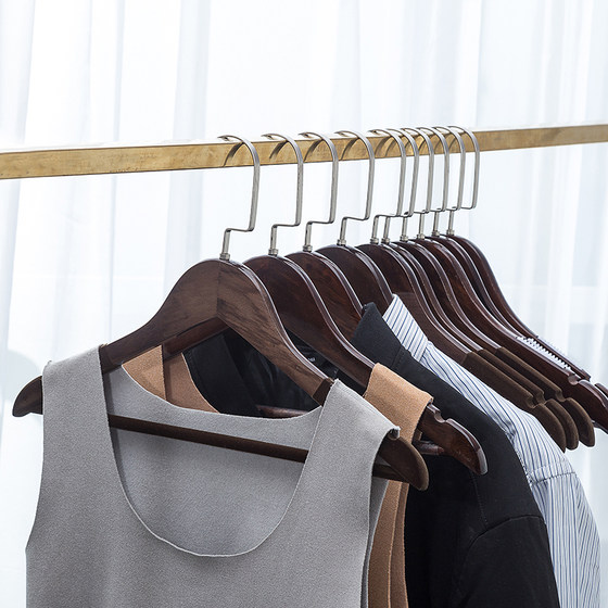 10 packed non -trace solid wooden jacket hotels in a suit, a hotel, men's and women's hanger wardrobe coats, clothes support
10 packed non -trace solid wooden jacket hotels in a suit, a hotel, men's and women's hanger wardrobe coats, clothes support