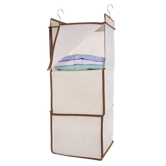 Multi-layer wardrobe storage hanging bag can be washed and folded clothes storage box sorting and sorting hanging storage bag
Multi-layer wardrobe storage hanging bag can be washed and folded clothes storage box sorting and sorting hanging storage bag