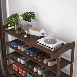 Extremely fast household Simple shoe rack multi-layer Bamboo shoe cabin