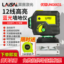 Lesey Youradium twelve line gradienter blue green light laser 12 line intense light high precision 6631 outdoor patch wall instrument
