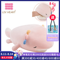 LIVHEART MANTA RAY PLUSH TOY PILLOW CUTE BABY FISH DOLL HOLDING SLEEPING DOLL GIFT GIRL