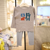 Direct mail ETTOI Korea Pegus childrens clothing 2021 autumn childrens underwear set 557606