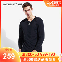 HOTSUIT Post-Show Sports Long Sleeve T-Shirt Male Spring Summer Outdoor Running Hygroscopic Perspiration Sweatshirt Male sweatshirt