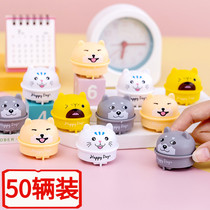 Elementary School Children Gift Kindergarten Prizes Creativity Children Toys Small Gift Cute Cartoon Animals Press Back Force Car