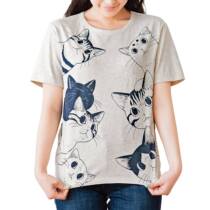 PAPI sauce same spot Japanese finish dream cat tribe Yamano (Yango) AI nazai design manga cat T-shirt