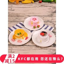 Simulation Shufulei Model Fake Food Western Dessert Cheese Cake Bread Sample Photo Props Customized