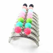 8 5 semicircle 10 5 semicircular convex lace 20mm candy beads head mouth gold double ears