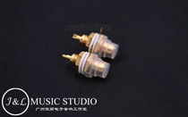 Original EIZZ EZ-101 gold-plated RCA seat built-in ground solder sheet separation