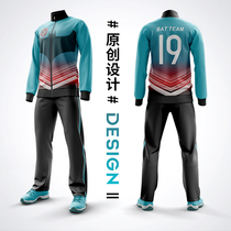 Football suit suit mens full body custom children autumn sportswear long sleeve autumn and winter team appearance training uniform adult