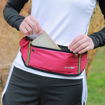 Outdoor personal waist bag men and women running sports music mobile phone bag light anti-theft invisible waist bag travel wallet