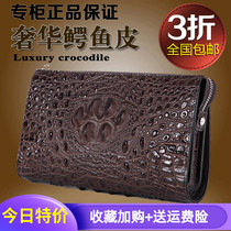 Thai Pure Avocado Leather Handbag Genuine Leather Male Trend Fashion Personality Upscale Large Capacity Casual Hand Grab Bag Hand Grab Bag